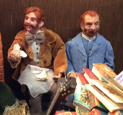 Donald and Vincent dolls